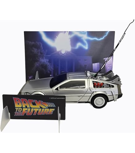 サンスター バック・トゥ・ザ・フューチャー タイムマシン 1/18 デロリアン Amazon | Sun Star/サンスター デロリアン バック・トゥ・ザ